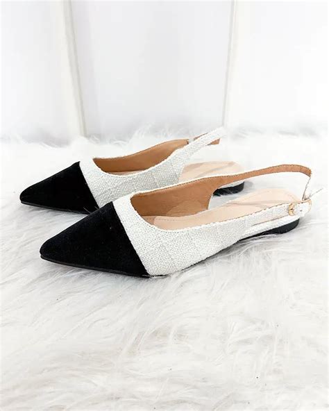 chanel two tone shoes dupe|chanel two toned flats.